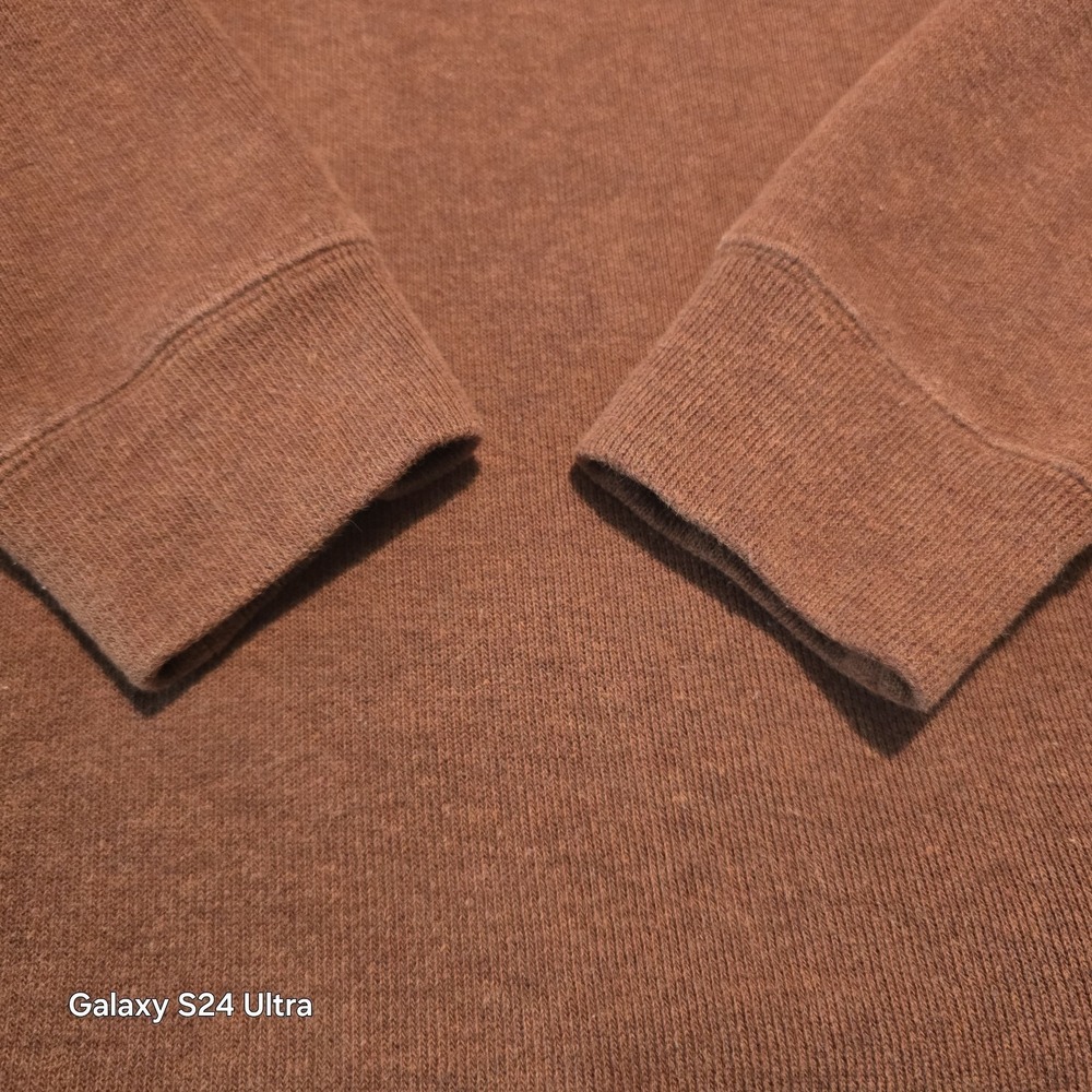 Sweater Mens 1/4 Zip Medium By Brown Black - Picture 9 of 12